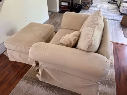Photo of free Love seat and foot stool (Westminster/Broomfield) #1