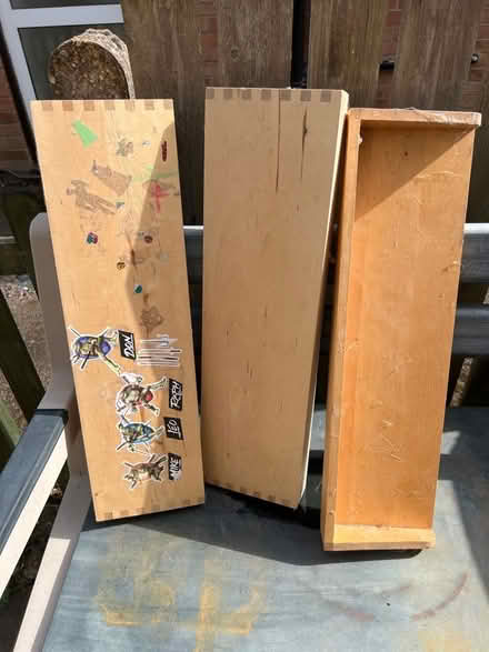 Photo of free Wooden shelves (Clapham MK41) #1