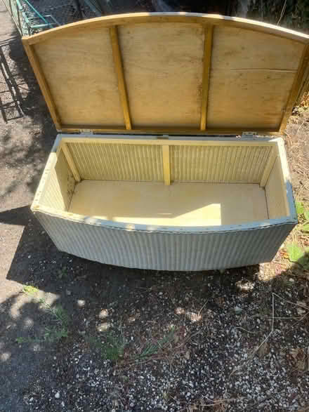Photo of free Lloyd loom ottoman (Prestbury GL52) #2