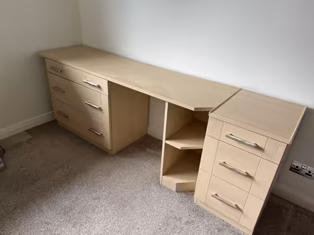 Photo of free Chests of drawers used as a desk (EH54) #1