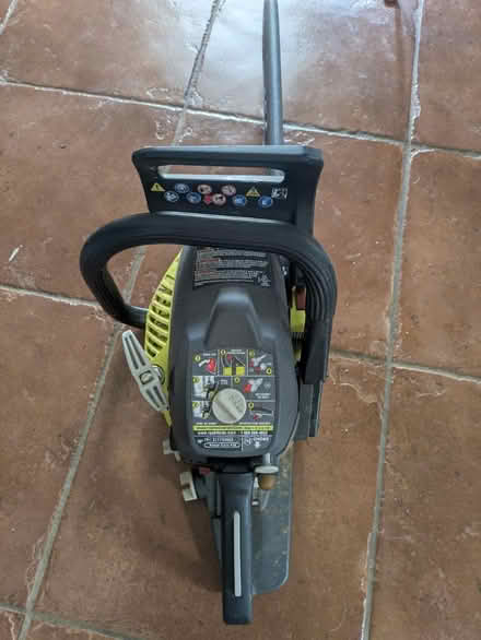 Photo of free Ryobi chain saw in case (Cypress off Jones and Cy N Hou) #4