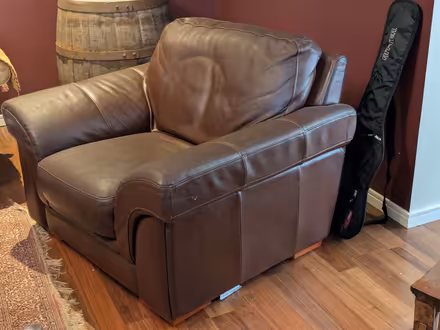 Photo of free Leather armchair (Park District G3) #2