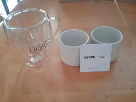Photo of free Mug + Candle Holders (Uplands / Riverside) #1