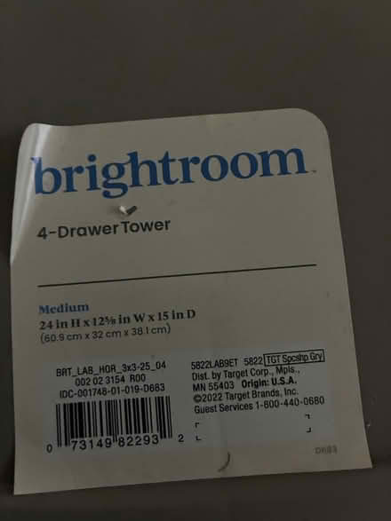Photo of free Plastic drawer tower (Windsor Terrace) #2