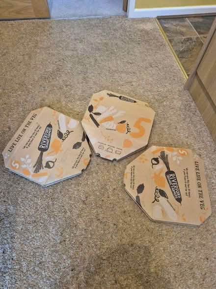Photo of free 3x Riverford sturdy cardboard boxes (Oughtibridge S35) #2