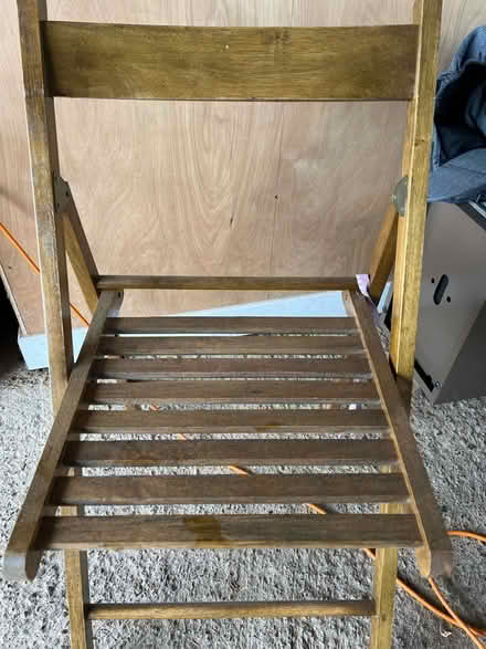 Photo of free Folding wooden chair (Cleghorn ML11) #1