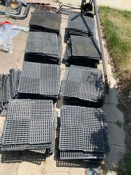 Photo of free Rubber flooring tiles (Orangeville by Sobeys) #1
