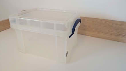 Photo of free Plastic storage box with lid (Loughton IG10) #1