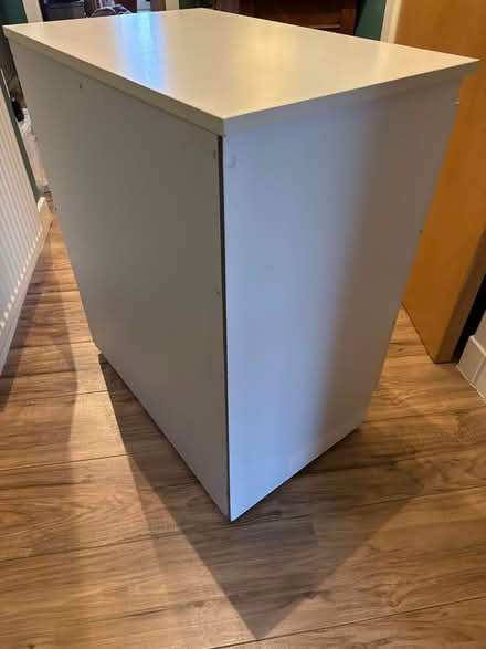 Photo of free Three drawer white storage unit (West Granton EH5) #2
