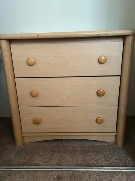 Photo of free 3 Drawer Dresser (Concord) #1