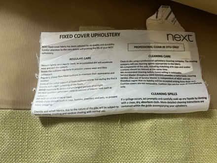 Photo of free Next sofa (Dudbridge GL5) #2