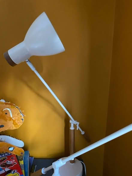 Photo of free 2 x large cream ikea desk lamps (N227by) #2
