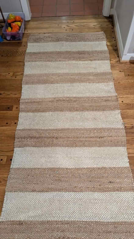 Photo of free Jute Floor Rug (31x94 inches) (Spring Branch West) #2