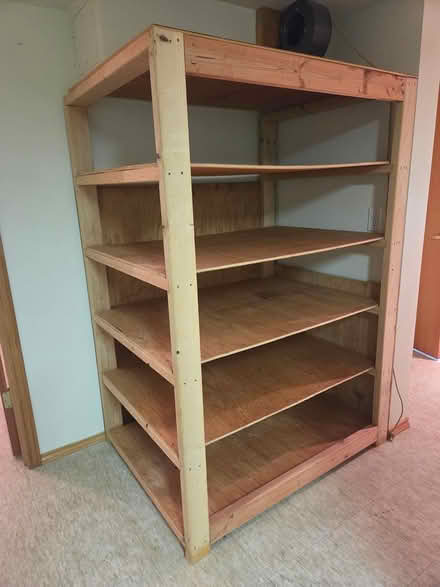 Photo of free Workshop shelves (Bull Mountain, Tigard) #1