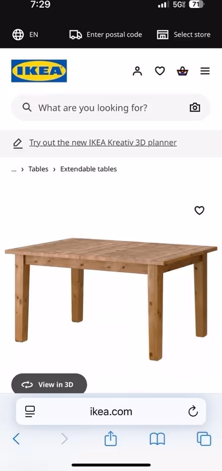 Photo of free IKEA STORNAS dining table (Rego Park) #2