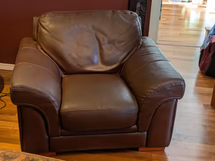 Photo of free Leather armchair (Park District G3) #1