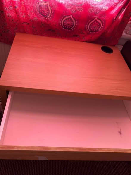 Photo of free Small Ikea wooden desk with drawer (Chiswick W4) #3