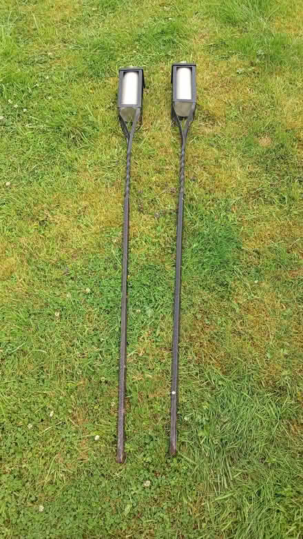 Photo of free Pair of outdoor oil lamps (Crosby Ravensworth CA10) #1