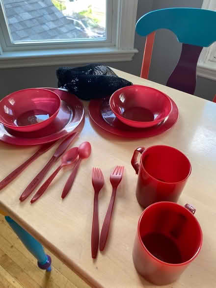 Photo of free Plastic two person dishes (Lowell and highland) #1