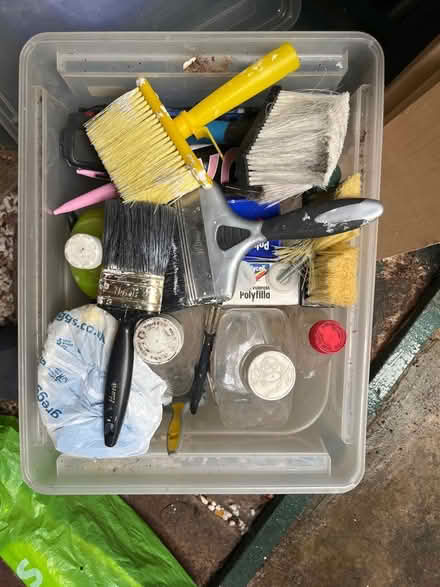 Photo of free Painting brushes (Harris) and other decorating bits (Slade Green DA8) #1