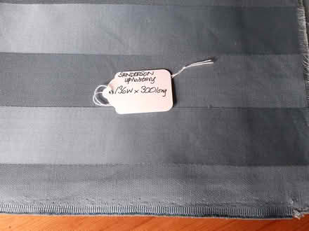 Photo of free Sanderson upholstery fabric. (Slack Lane DE22) #2