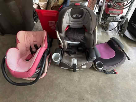 Photo of free Booster, child and baby seat (Devon pa) #2