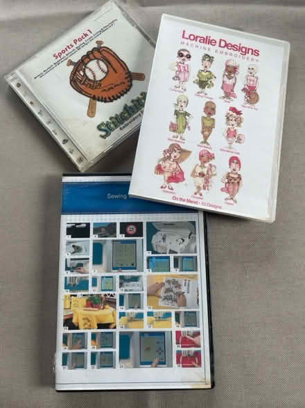 Photo of free Sewing and embroidery design CDs (North of Cass and 75th) #1