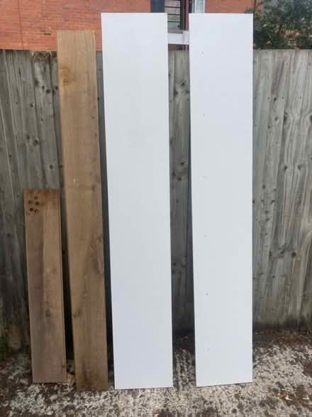 Photo of free Wood and veneer shelves (Abingdon OX14) #1