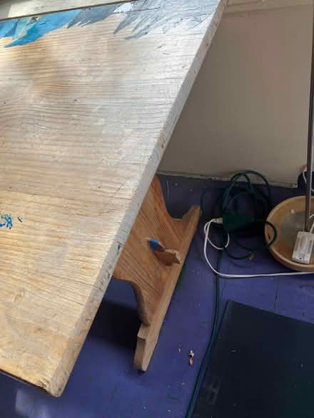 Photo of free Solid wood table (Arlington/West Medford line) #3