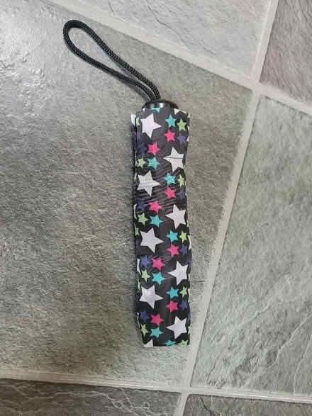 Photo of free Small umbrella with star pattern (Shenley Fields B29) #2