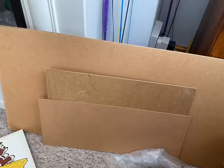 Photo of free Lights. Hardboard pieces (Mottingham) #2