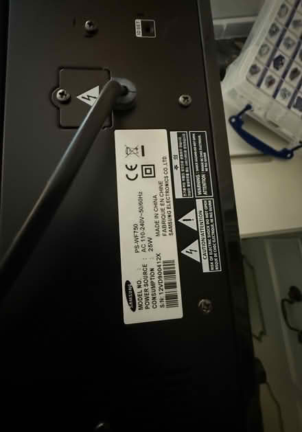 Photo of free Samsung base woofer. (Malvern WR14) #1