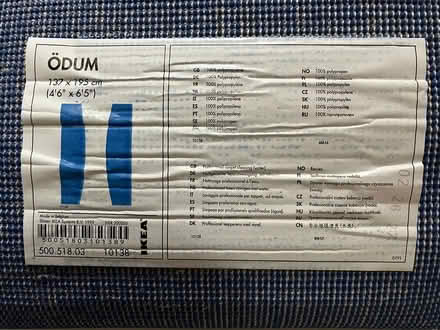 Photo of free IKEA rug (ME1) #1