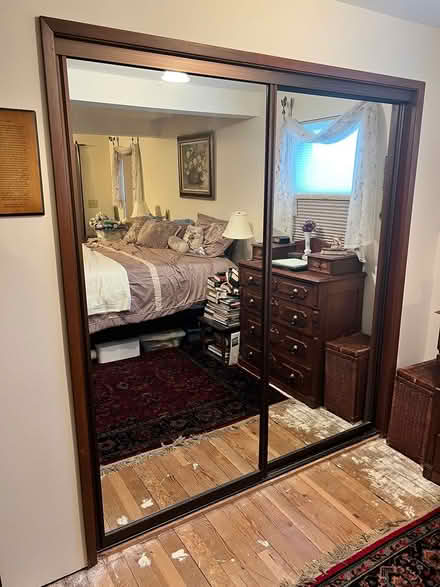 Photo of free Mirrored sliding closet doors (South Mukilteo. Lake Serene) #1