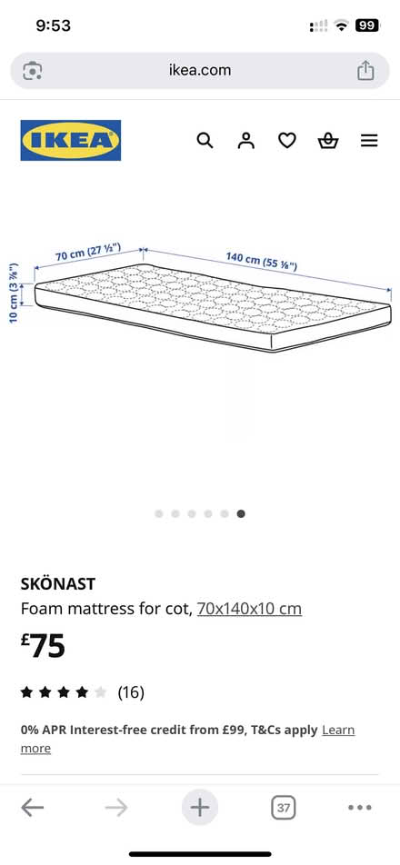 Photo of free Mattress for reading nook (Oxford OX2) #2
