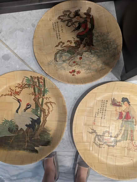 Photo of free Antique Bamboo plates (63rd& main, DG) #1