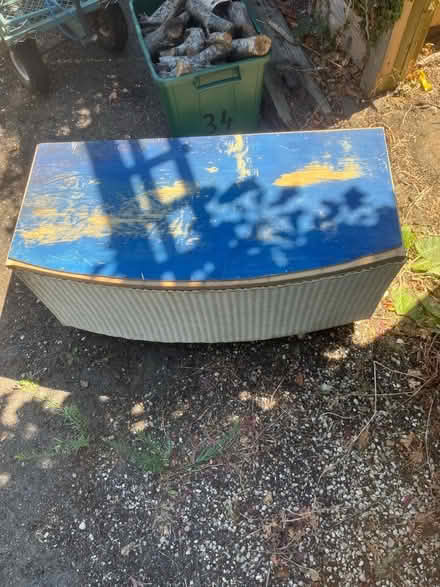 Photo of free Lloyd loom ottoman (Prestbury GL52) #1