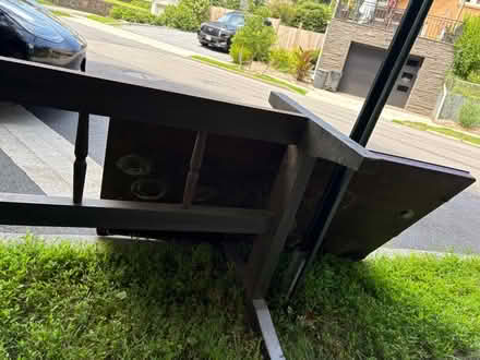 Photo of free Curb alert: wooden table and chair (Croton-on-Hudson) #1