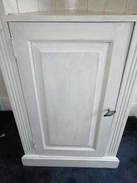 Photo of free Corner shelving unit wood (Melksham SN12) #3