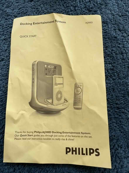 Photo of free Philips Docking Entertainment System (Highcliffe BH23) #2