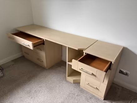 Photo of free Chests of drawers used as a desk (EH54) #2