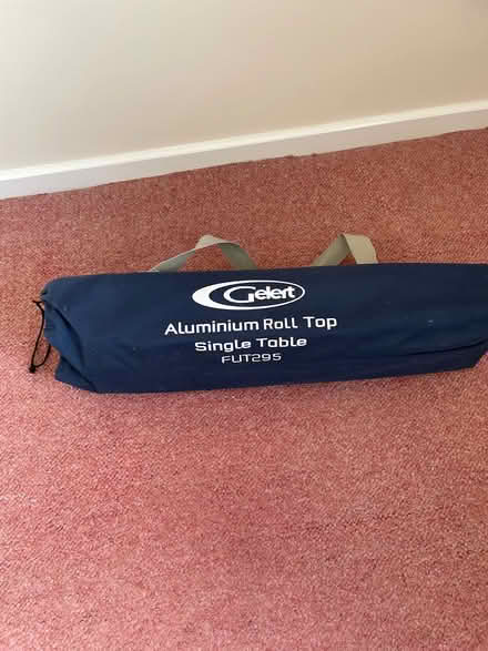 Photo of free Aluminium roll top table (Bournemouth BH4) #1