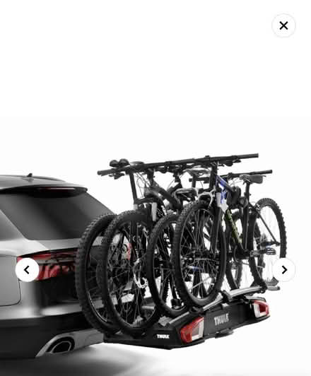 Photo of Thule 4 bike tow bar carrier (Appleby-in-Westmorland CA16) #1