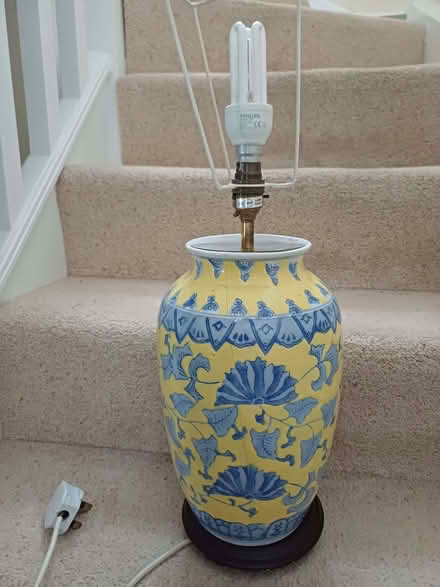 Photo of free Large ceramic lamp base (Felden HP3) #1