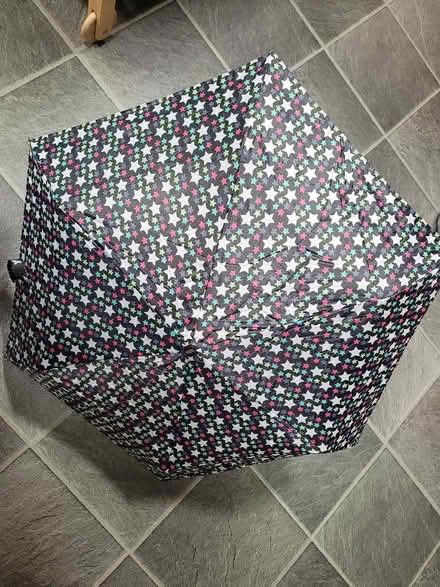 Photo of free Small umbrella with star pattern (Shenley Fields B29) #1