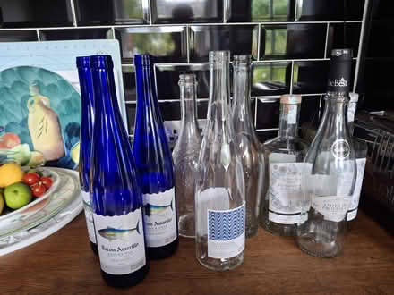 Photo of free Empty wine and gin bottles (crossford ky12) #1