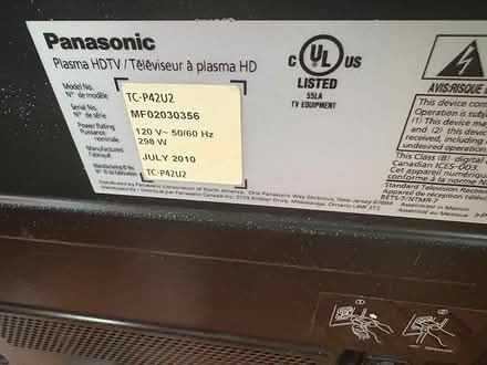 Photo of free 43'' HD TV (Panasonic Plasma) (Carroll Gardens) #2