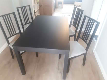 Photo of free Ikea dining table and 4 chairs set used, good condition (Whitnash CV31) #2