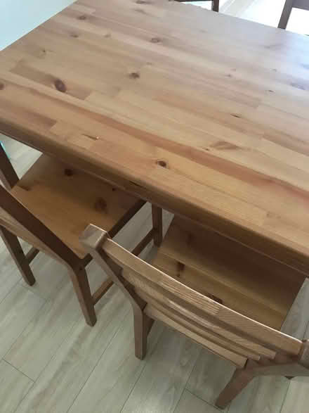 Photo of free dinner table and four chairs (Halifax, Clayton Park) #1