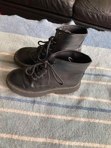 Photo of free Faux Leather Boots, size 7 (Putnoe MK41) #1